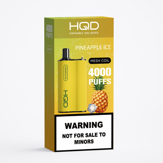 HQD Box Disposable Vape 4000 puffs - Pineapple Ice