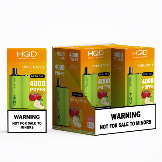 HQD Box Disposable Vape 4000 puffs - Double Apple