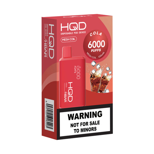 HQD Hbar Disposable Vape 6000 puffs - Cola