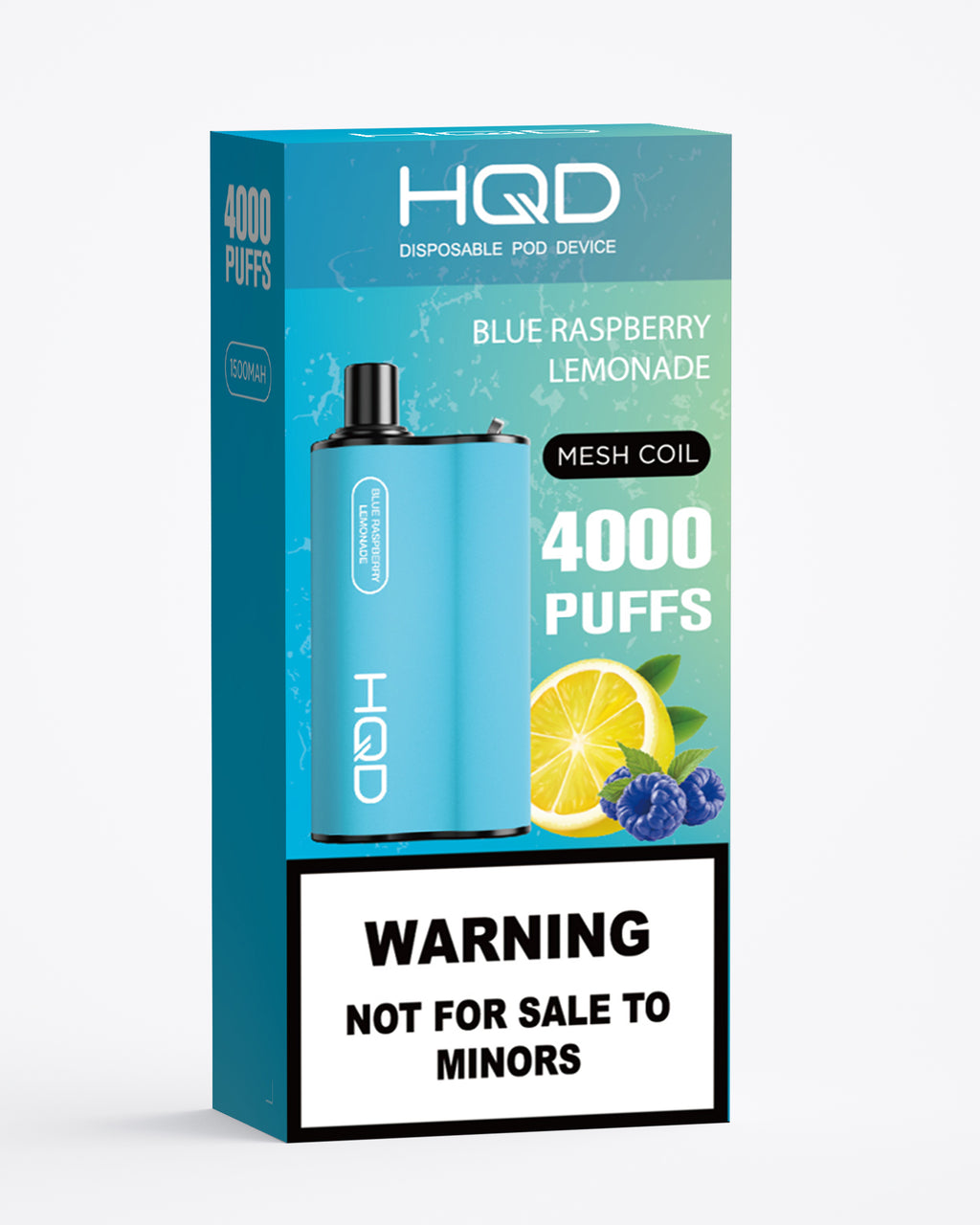 HQD Box Disposable Vape 4000 puffs - Blue Raspberry Lemonade HQD VAPE SHOPS HQD Box Disposable Vape 4000 puffs - Blue Raspberry Lemonade HQD VAPE SHOPS