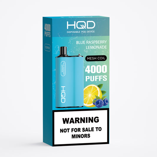 HQD Box Disposable Vape 4000 puffs - Blue Raspberry Lemonade