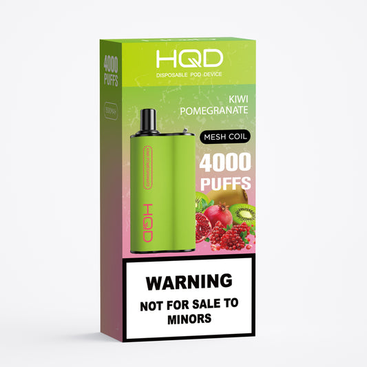 HQD Box Disposable Vape 4000 puffs - Kiwi Pomegranate
