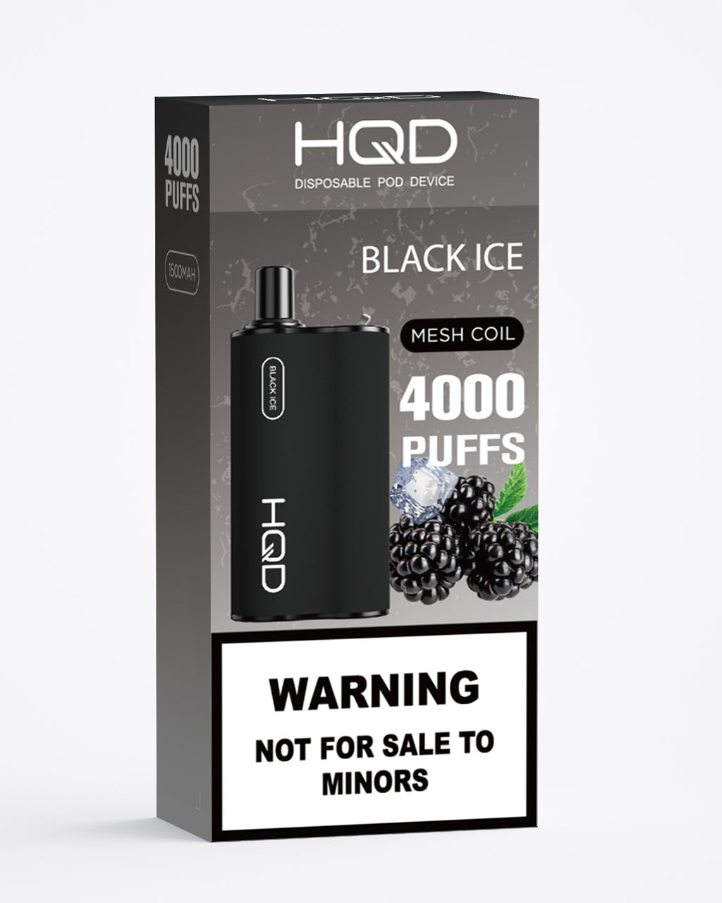 HQD Box Disposable Vape 4000 puffs - Black Ice HQD VAPE SHOPS HQD Box Disposable Vape 4000 puffs - Black Ice HQD VAPE SHOPS
