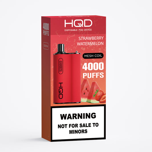 HQD Box Disposable Vape 4000 puffs - Strawberry Watermelon
