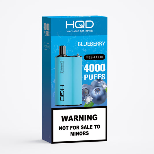 HQD Box Disposable Vape 4000 puffs - Blueberry
